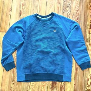 Men’s Adidas Teal Green Large Crewneck Sweatshirt